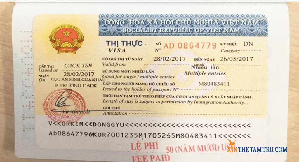 Extension of a Vietnam Business Visa