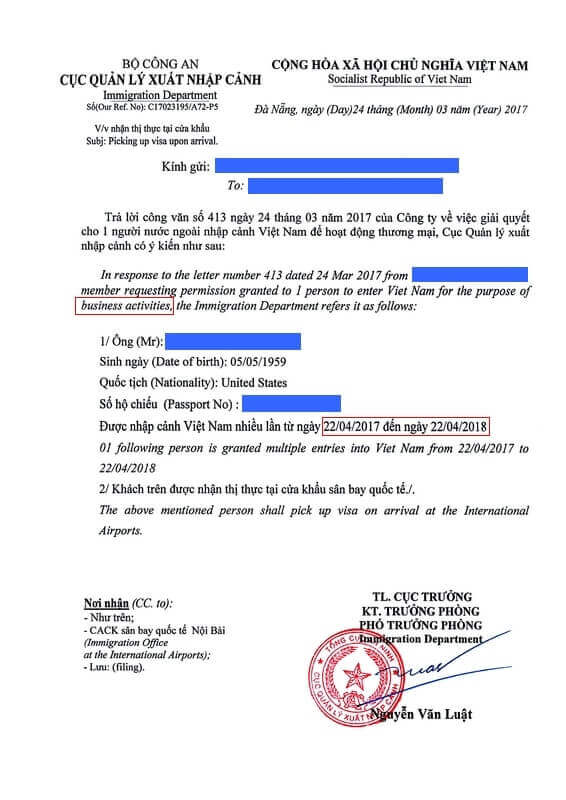 How to apply for Vietnam visa on arrival in Myanmar?