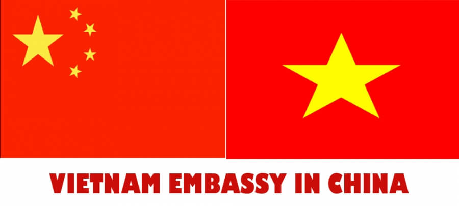 All the address of Vietnam Embassy in China